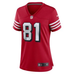 Women's San Francisco 49ers Terrell Owens Nike Scarlet Alternate Game Jersey