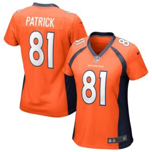 Women's Denver Broncos Tim Patrick Nike Orange Game Jersey