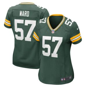 Women's Green Bay Packers Tim Ward Nike Green Home Game Player Jersey