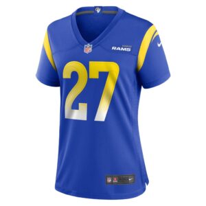 Women's Los Angeles Rams Tiyon Evans Nike Royal Home Game Jersey