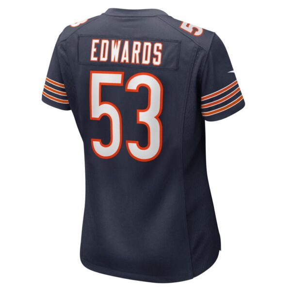 TJ Edwards Chicago Bears Nike Women's Game Player Jersey - Navy