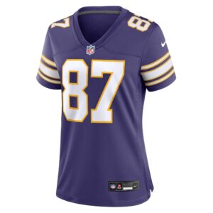 Women's Minnesota Vikings T.J. Hockenson Nike Purple Classic Player Game Jersey