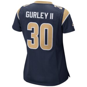 Women's Los Angeles Rams Todd Gurley II Nike Navy Super Bowl LIII Bound Game Jersey