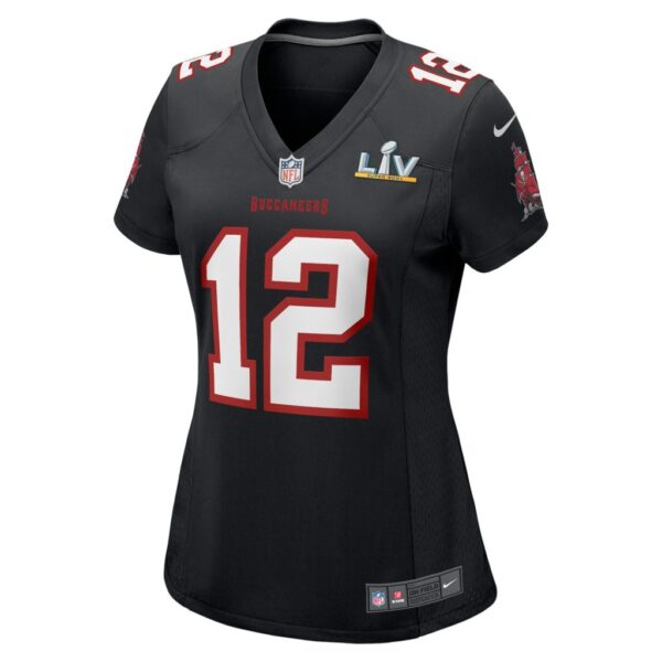 Tom Brady Tampa Bay Buccaneers Nike Women's Super Bowl LV Bound Game Fashion Jersey - Black