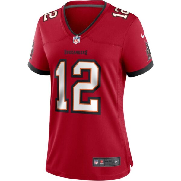 Women's Nike Tom Brady Red Tampa Bay Buccaneers Game Jersey