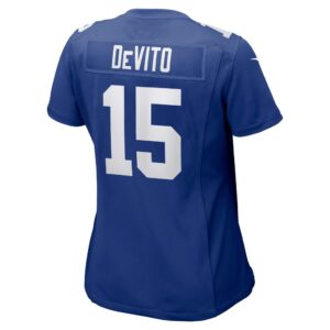 Tommy DeVito New York Giants Nike Women's Player Game Jersey - Royal