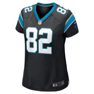 Women's Carolina Panthers Tommy Tremble Nike Black Game Jersey