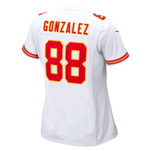 Women's Kansas City Chiefs Tony Gonzalez Nike White Retired Game Jersey