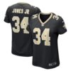 Women's New Orleans Saints Tony Jones Jr. Nike Black Player Game Jersey