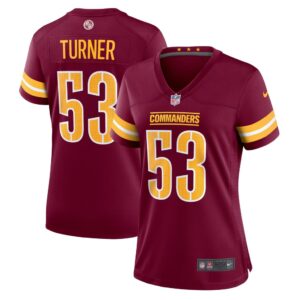 Women's Washington Commanders Trai Turner Nike Burgundy Player Game Jersey