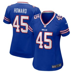 Women's Buffalo Bills Travin Howard Nike Royal Team Game Jersey