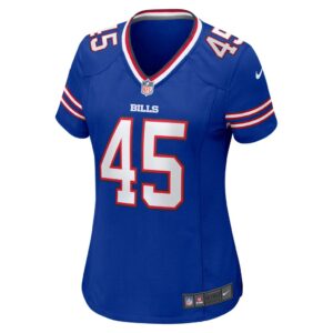 Women's Buffalo Bills Travin Howard Nike Royal Team Game Jersey