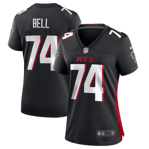 Travis Bell Atlanta Falcons Nike Women's Team Game Jersey - Black