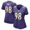 Women's Baltimore Ravens Travis Jones Nike Purple Player Game Jersey