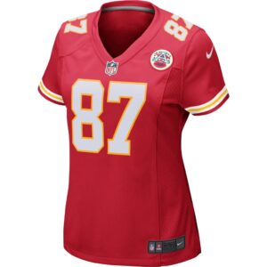 Travis Kelce Kansas City Chiefs Nike Women's Game Jersey - Red