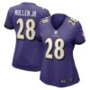 Trayvon Mullen Jr. Baltimore Ravens Nike Women's Team Game Jersey - Purple