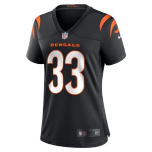 Women's Cincinnati Bengals Tre Flowers Nike Black Game Jersey