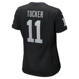 Tre Tucker Las Vegas Raiders Nike Women's Team Game Jersey - Black