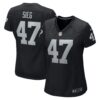 Women's Las Vegas Raiders Trent Sieg Nike Black Game Jersey