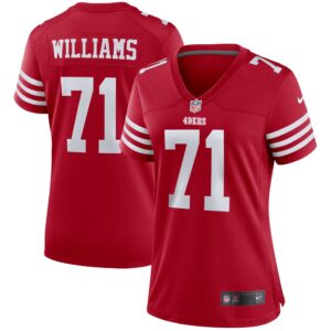 Women's San Francisco 49ers Trent Williams Nike Scarlet Team Player Game Jersey