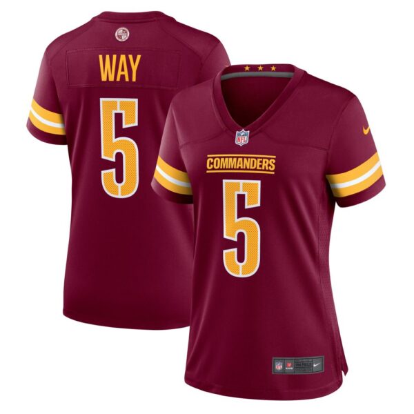 Tress Way Washington Commanders Nike Women's Game Jersey - Burgundy