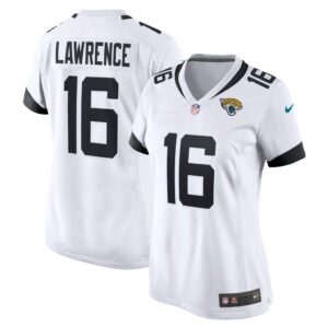 Women's Jacksonville Jaguars Trevor Lawrence Nike White 2021 NFL Draft First Round Pick Game Jersey