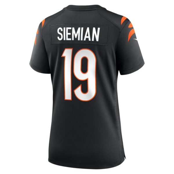 Women's Cincinnati Bengals Trevor Siemian Nike Black Team Game Jersey