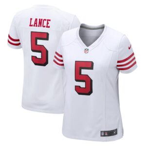 Women's San Francisco 49ers Trey Lance Nike White Alternate Game Jersey