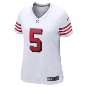 Women's San Francisco 49ers Trey Lance Nike White Alternate Game Jersey