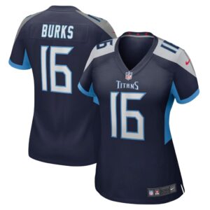 Women's Tennessee Titans Treylon Burks Nike Navy Player Game Jersey