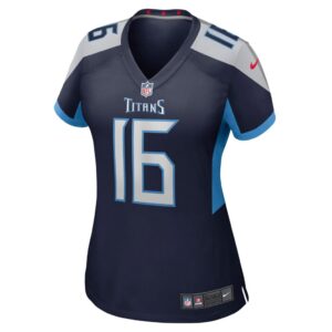 Women's Tennessee Titans Treylon Burks Nike Navy Player Game Jersey