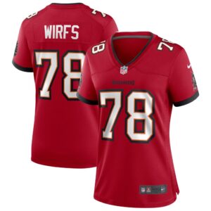 Women's Tampa Bay Buccaneers Tristan Wirfs Nike Red Game Jersey