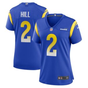 Women's Los Angeles Rams Troy Hill Nike Royal Game Player Jersey