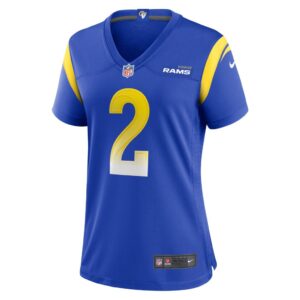 Women's Los Angeles Rams Troy Hill Nike Royal Game Player Jersey