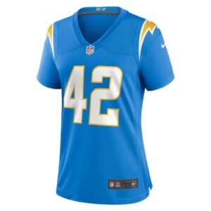 Women's Los Angeles Chargers Troy Reeder Nike Powder Blue Game Jersey