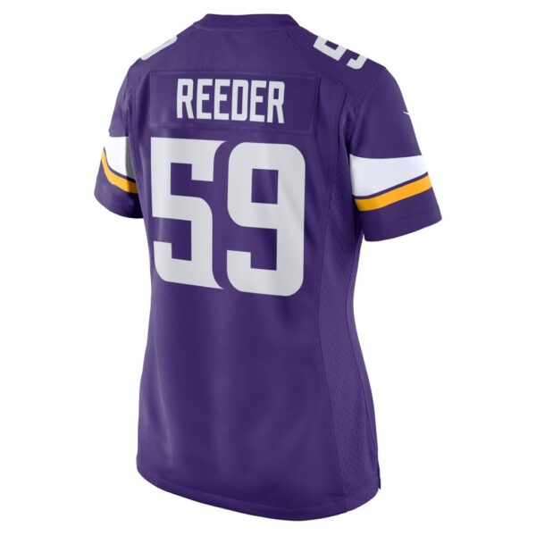 Women's Minnesota Vikings Troy Reeder Nike Purple Game Jersey