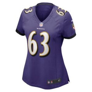 Women's Baltimore Ravens Trystan Colon Nike Purple Game Player Jersey