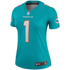 Women's Nike Tua Tagovailoa Aqua Miami Dolphins Legend Jersey