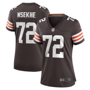 Ty Nsekhe Cleveland Browns Nike Women's Game Jersey - Brown