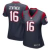 Ty Zentner Houston Texans Nike Women's Team Game Jersey - Navy