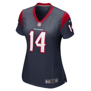 Women's Houston Texans Tyler Johnson Nike Navy Game Player Jersey