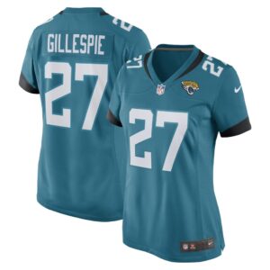 Women's Jacksonville Jaguars Tyree Gillespie Nike Teal Game Player Jersey