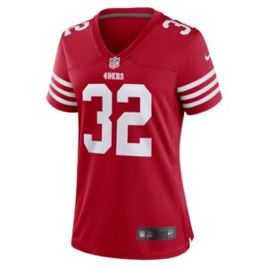 Women's San Francisco 49ers Tyrion Davis-Price Nike Scarlet Game Player Jersey