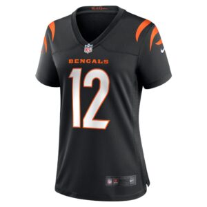 Women's Cincinnati Bengals Tyron Johnson Nike Black Home Game Player Jersey