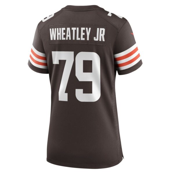 Women's Cleveland Browns Tyrone Wheatley Nike Brown Team Game Jersey