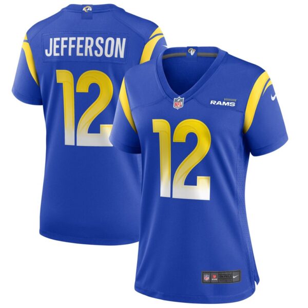 Women's Los Angeles Rams Van Jefferson Nike Royal Game Jersey