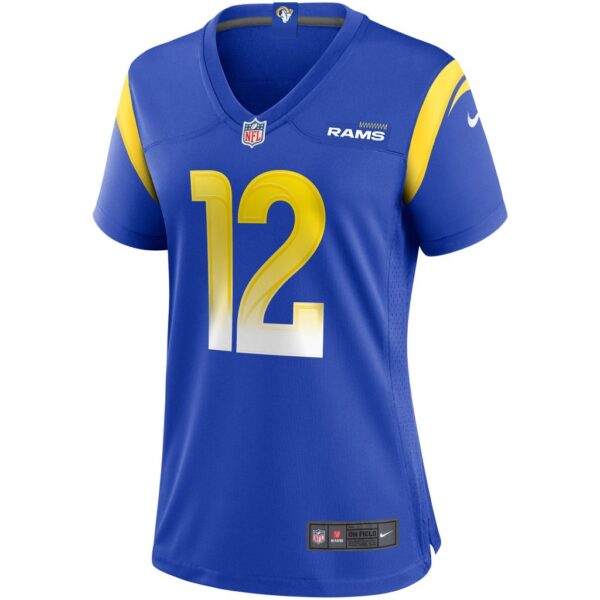 Women's Los Angeles Rams Van Jefferson Nike Royal Game Jersey