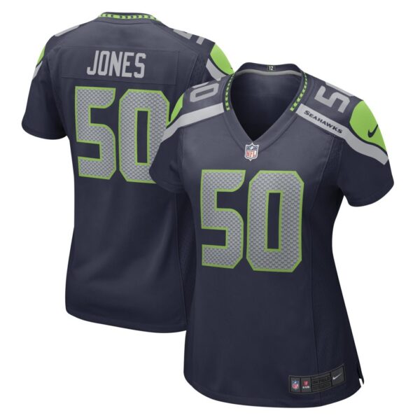 Women's Seattle Seahawks Vi Jones Nike College Navy Game Player Jersey