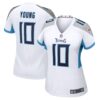 Women's Tennessee Titans Vince Young Nike White Retired Game Jersey