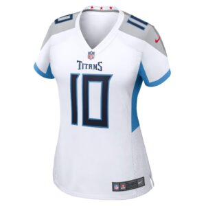 Women's Tennessee Titans Vince Young Nike White Retired Game Jersey